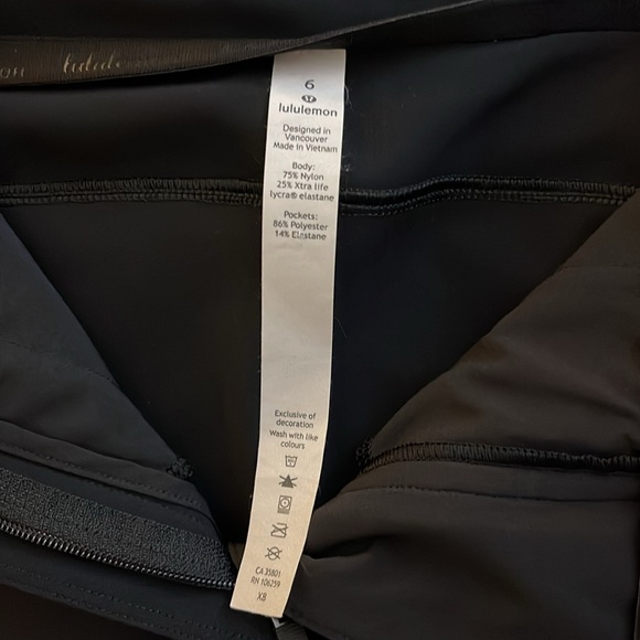 Lululemon Athletica Straight Leg Pants Women’s 6 Black - Picture 9 of 9